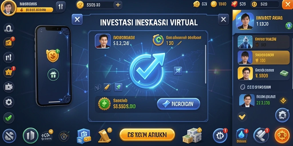 Fitur sosial untuk berinteraksi dengan pemain lain.