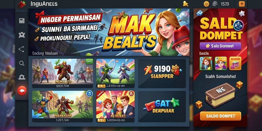 Penawaran dan promosi menarik dalam permainan.