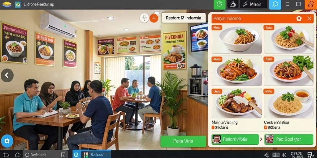Screenshot menampilkan berbagai misi yang harus diselesaikan.